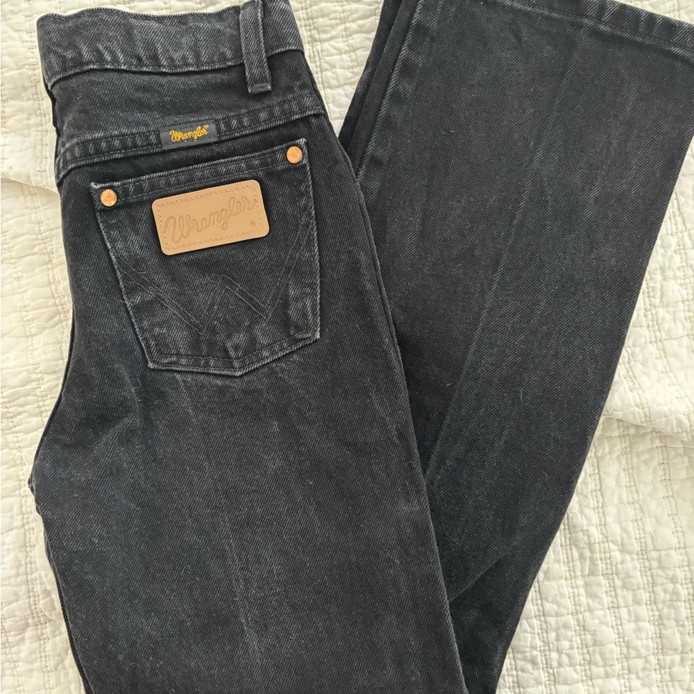 Wrangler Boys Dark Gray Jeans